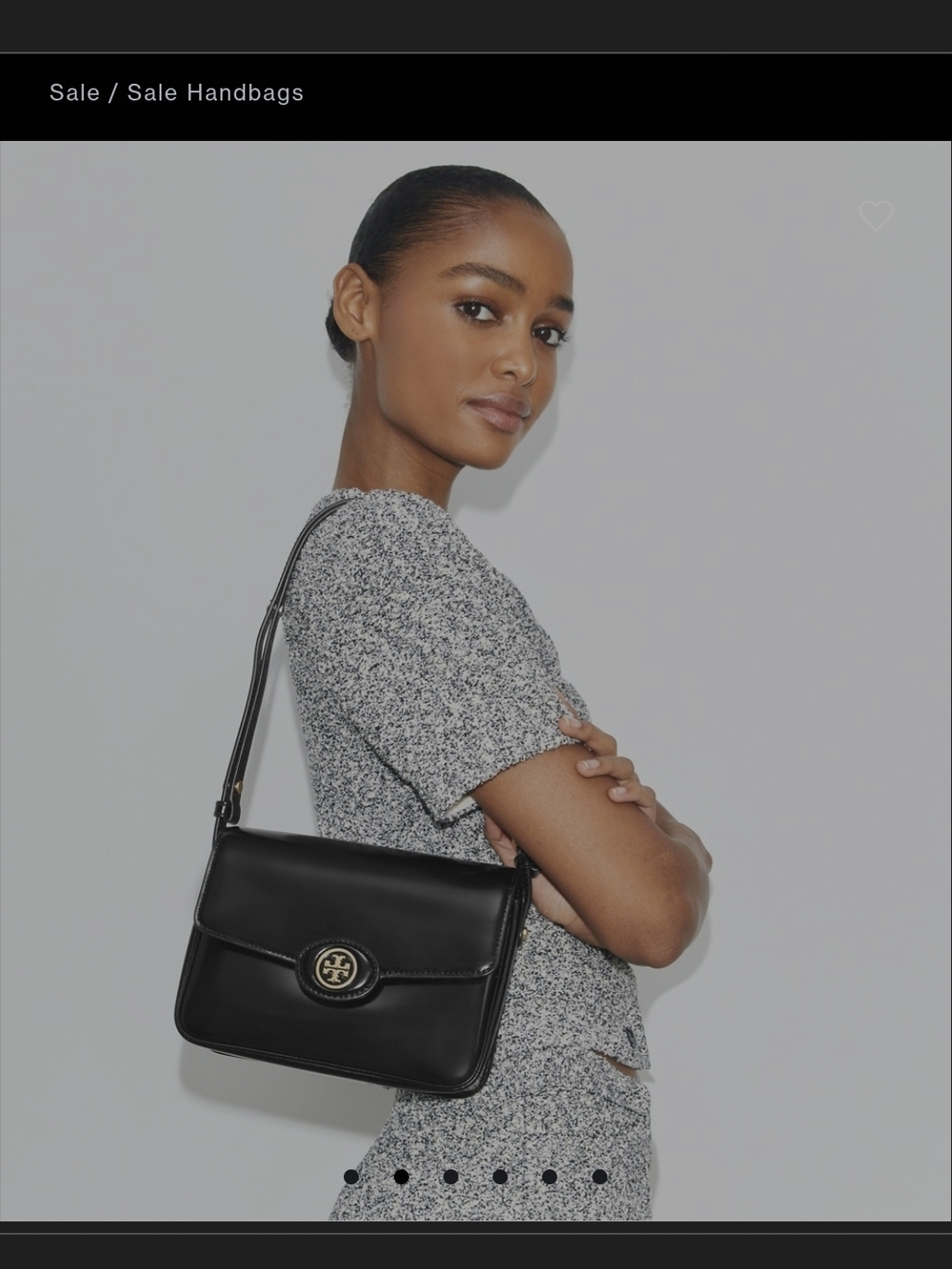 NWT: Tory Burch Robinson Spazzolato convertible shoulder